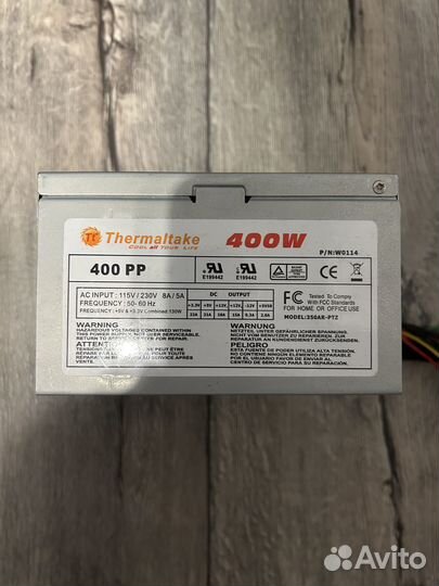 Блок питания Thermaltake 400w