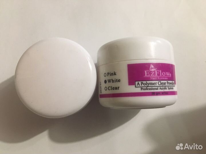 Акриловая пудра для наращивания ногтей