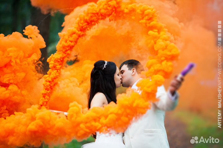 Цветной дым для фотосессии