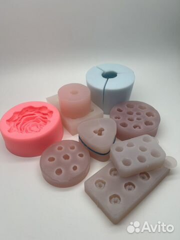 Силиконовые молды для шоколада, мыла, свечей