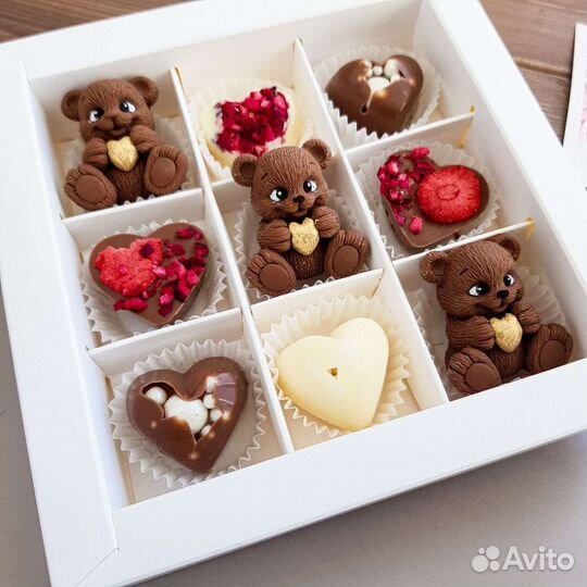 Конфеты ручной работы из бельгийского шоколада