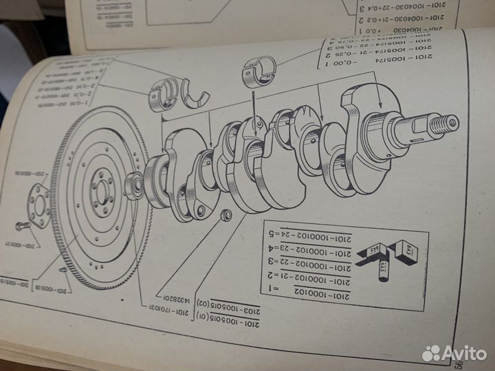 Каталог деталей легкового авто Жигули ваз 2101-03