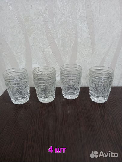 Винтаж: Хрустальные рюмки. 