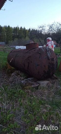 Бочка железная под воду или септик канализацию