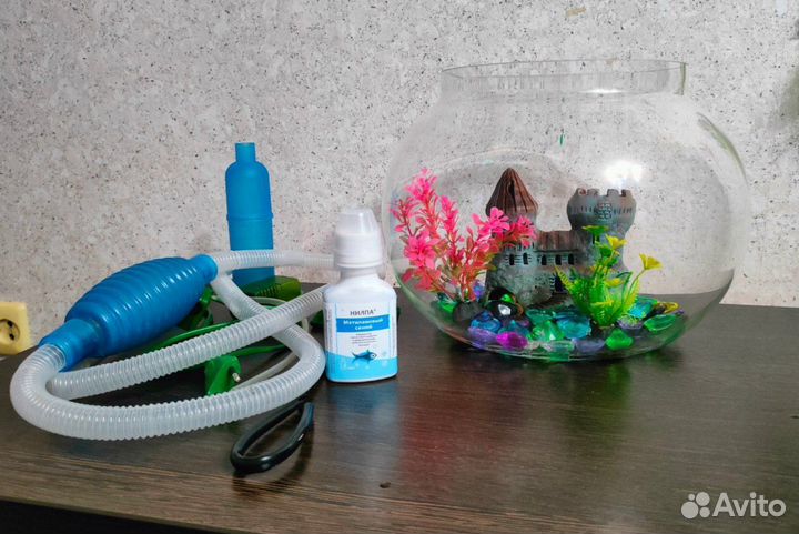 Аквариум 15 л +принадлежности