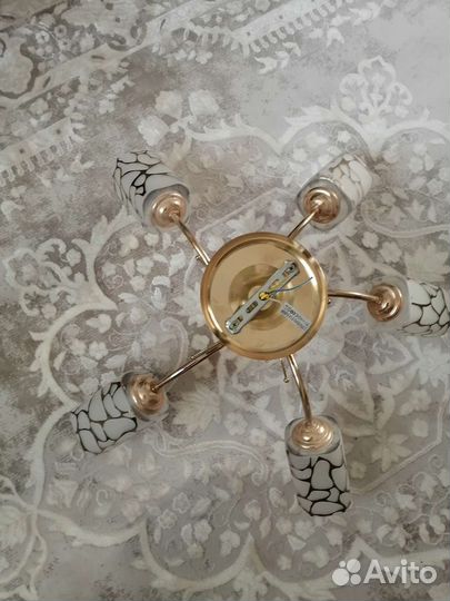 Люстра потолочная бу