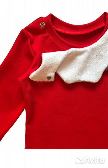 Новогодний костюм для мальчика Санта 98