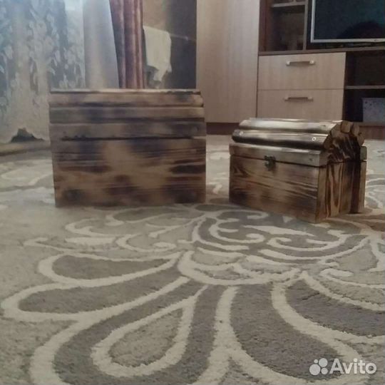 Деревянные сундучки