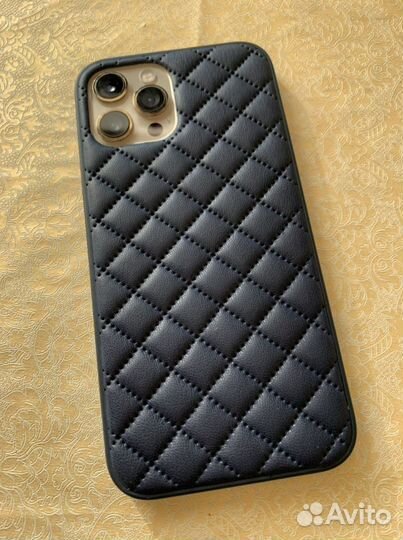 Стеганый чехол iPhone 12 Pro Max