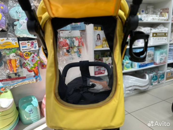 Прогулочная коляска Rant Kira, желтая