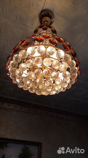 Люстра хрустальная