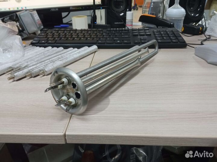 Тэн для водонагревателя 2,0кВт RF64мм (нерж)