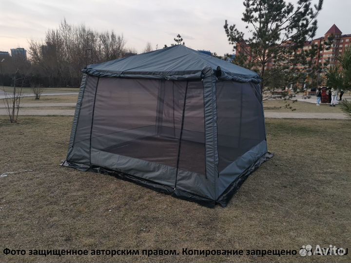 Шатер тент беседка Lanyu 1628D New.2023 Grey