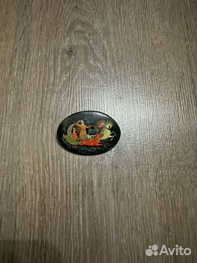 Брошь Палех СССР