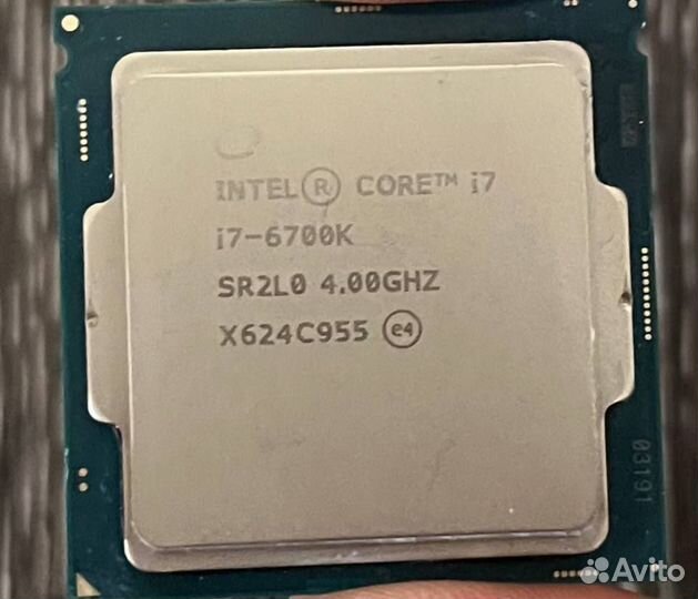 Процессор intel core i7 6700k