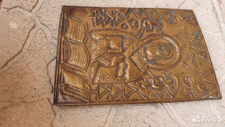 Икона николай чудотворец старообрядческая латунная