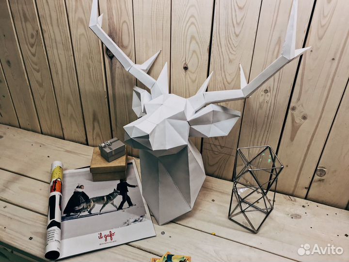 3D конструктор из дизайнерского картона, подарок