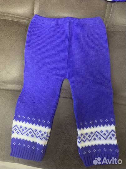 Вязаный костюм детский