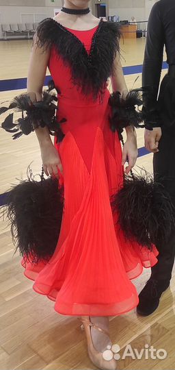 Платье на стандарт, Ю1, рост 146