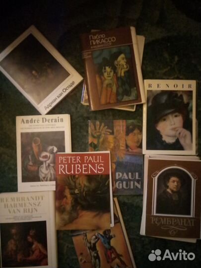 Наборы открыток с репродукц.картин(зарубеж.жив-сь)