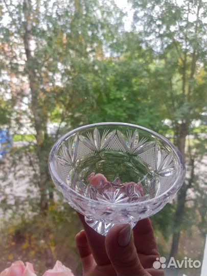 Креманка хрусталь (СССР / винтаж)