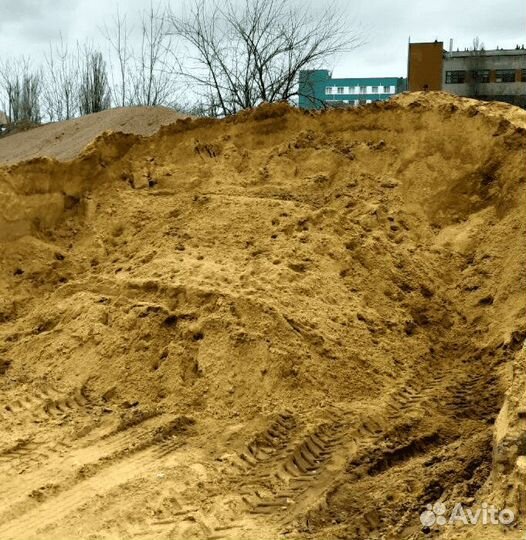 Песок строительный доставка