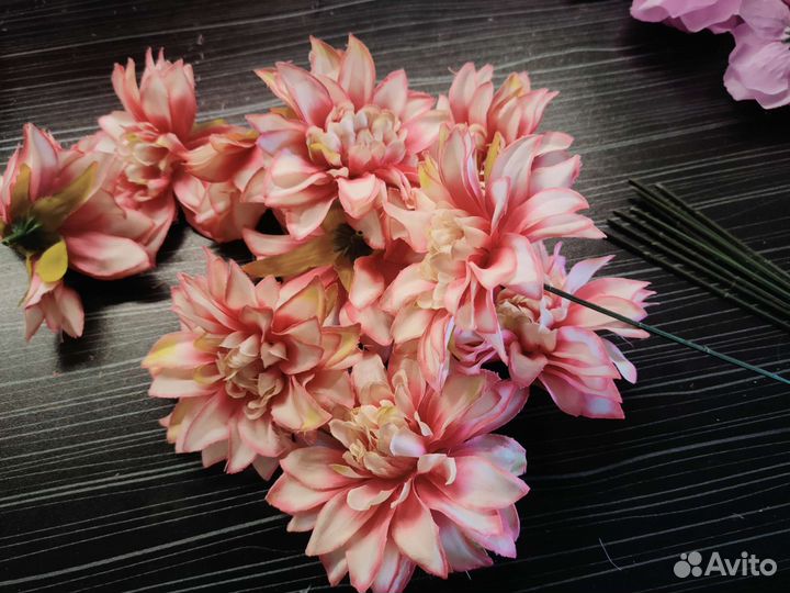 Искусственные цветы для декора