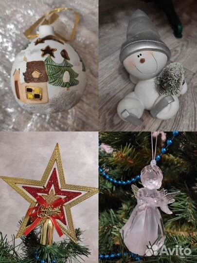 Елка искусственная с украшениями