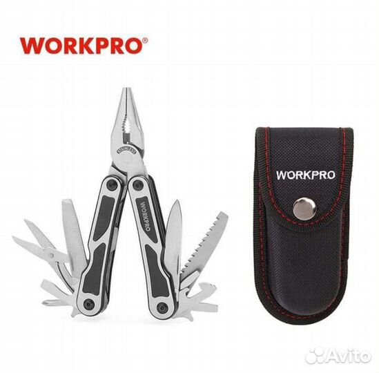 Мультмтул workpro 15в1 +чехол
