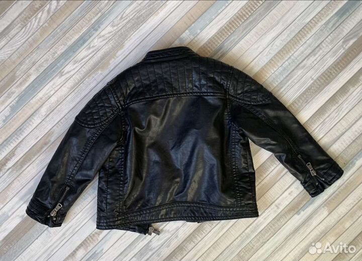 Кожаная куртка hm 92