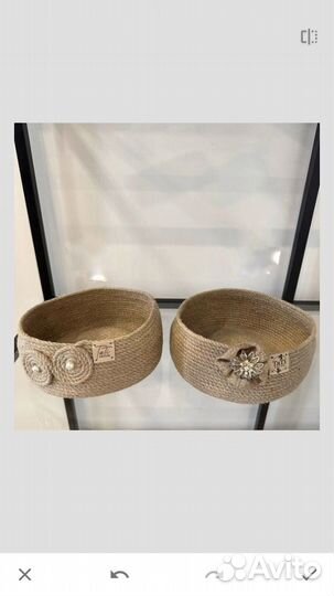 Корзинки интерьерные