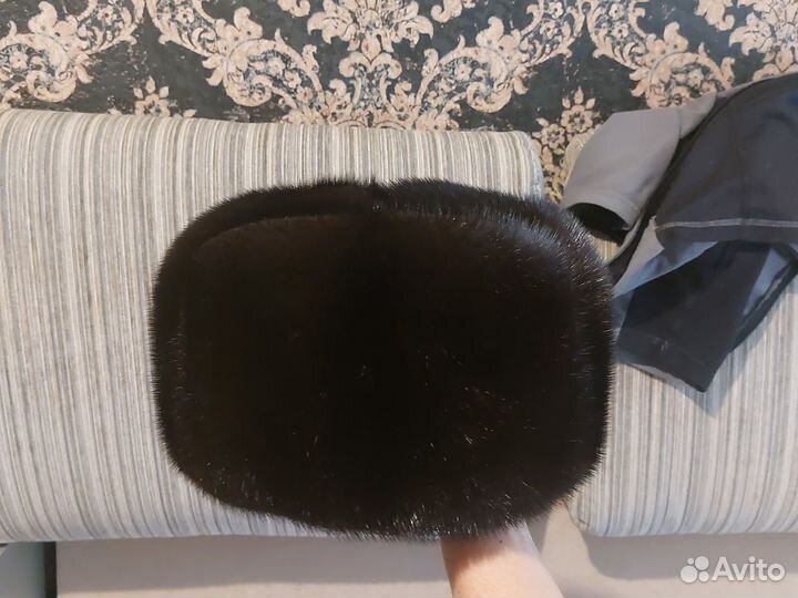 Норковая шапка формовка мужская новая 56 -58
