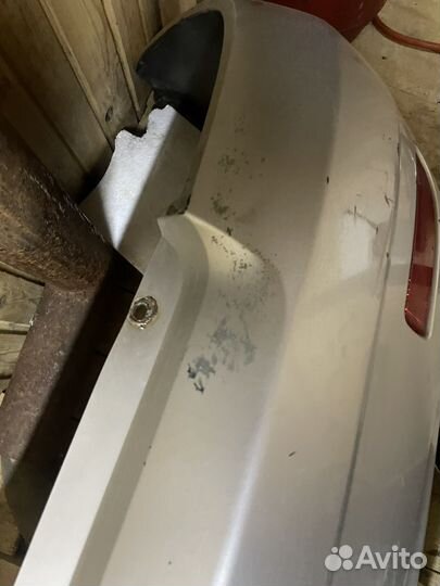 Задний бампер priora 1 хэтчбек снежная королева