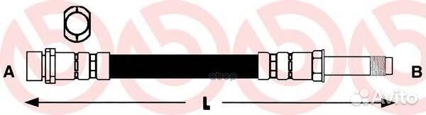 Шланг тормозной передн. BMW 3 (E46) 02/98-04/05