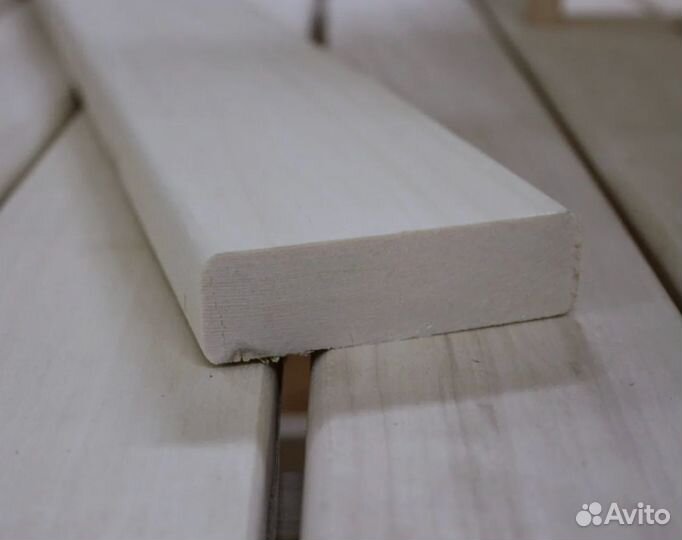 Полок осина 30х90х1000 мм сорт 2 (B)