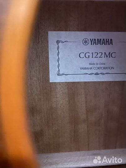 Гитара yamaha cg122ms