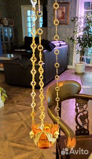 Лампадка латунь под старину