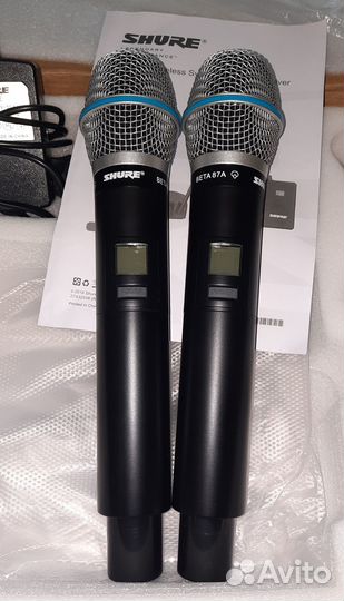 Микрофоны Shure Beta 87A 2шт Вокальные Радио New