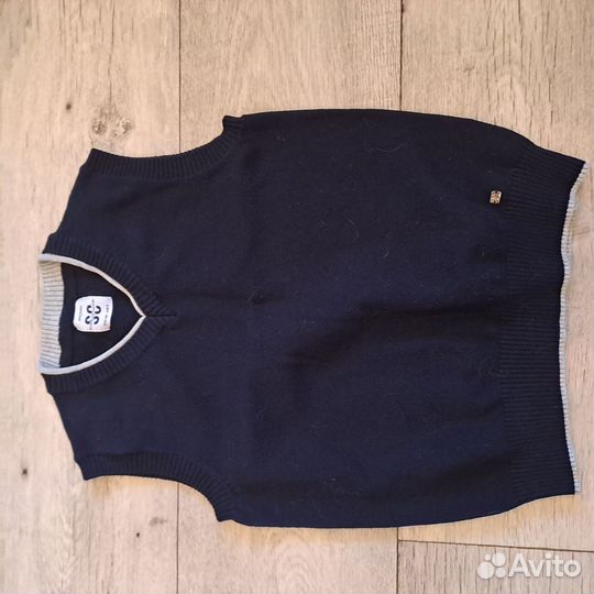 Жилетка для мальчика школьная 134