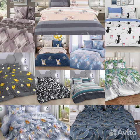 Ткани постельные бязь поплин перкаль сатин