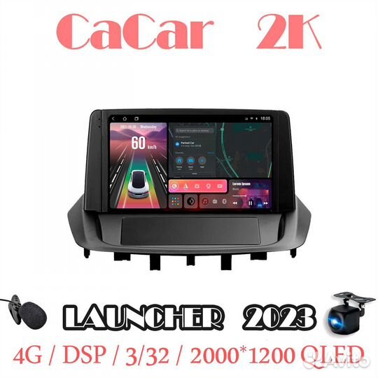 Магнитола 2К на андроиде Renault Fluence 1 (4/32/Q