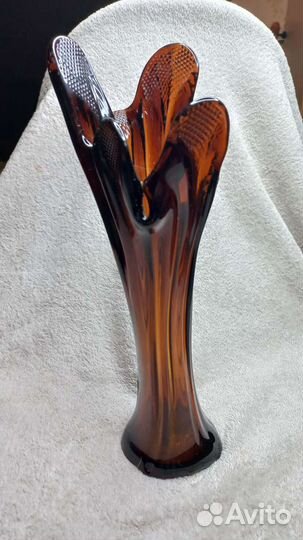 Ваза цветное стекло СССР