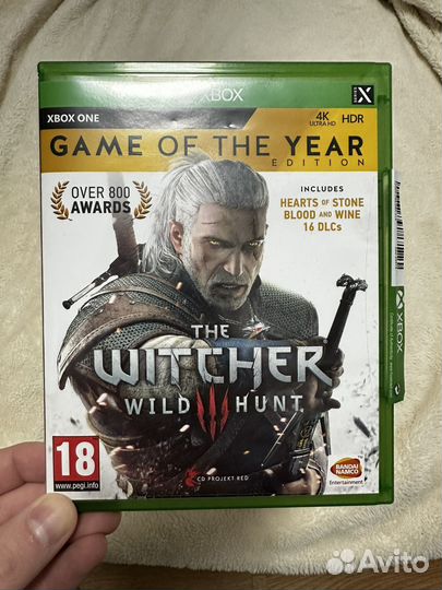 Ведьмак 3 издание игра года xbox диск