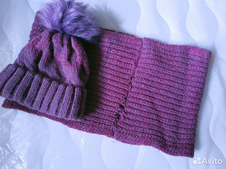 Шапка и снуд женские