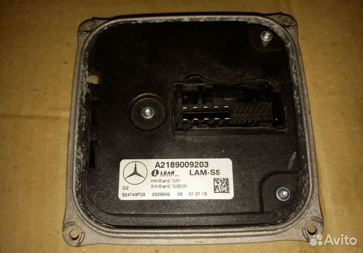 Блок управления фары мерседес W166 А 2189009203