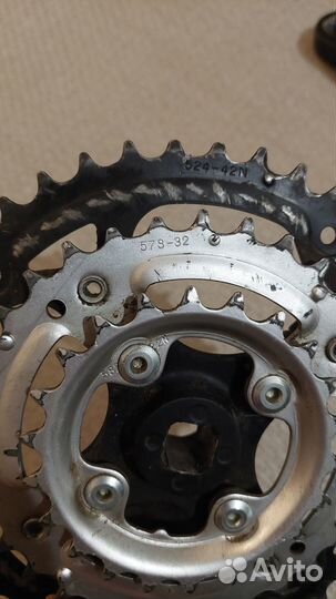 Система шатунов SR Suntour V2 + каретка