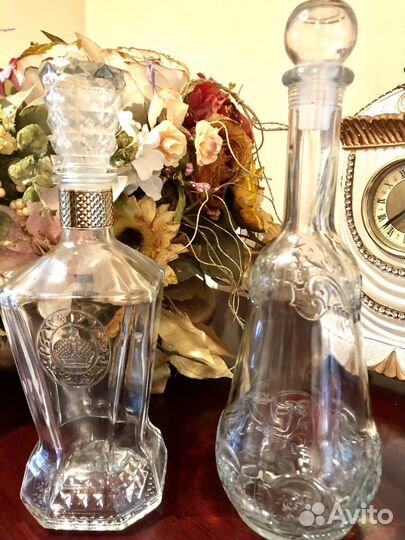 Штофы и графины коллекционные