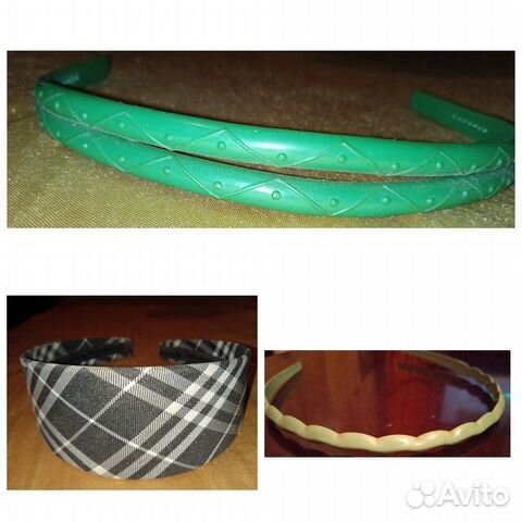 Ободки для волос разные