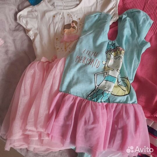 Вещи на девочку 110-116, пакетом