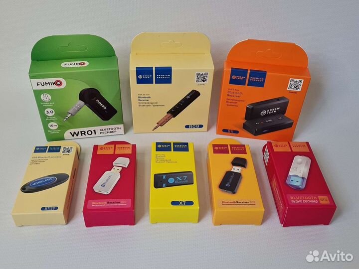 Bluetooth-AUX аудио адаптер автомобильный